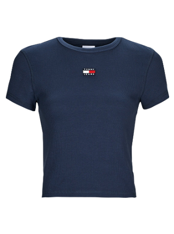 Tommy Hilfiger T shirt Tommy Jeans TJW BBY RIB XS BADGE DW0DW15641-C87