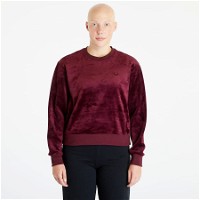 Premium Essentials Velour Sweatshirt Maroon