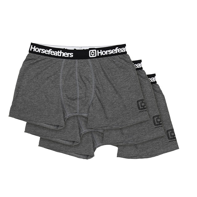 Boxers Dynasty 3-Pack Boxer Shorts Heather Anthracite