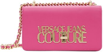 Versace Pink Logo Lock Crossbody Bag E73VA4BL1EZS412