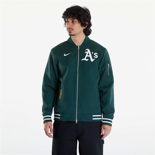 AC Bomber Jacket Oakland Athletics Pro Green/ Pro Green/ White