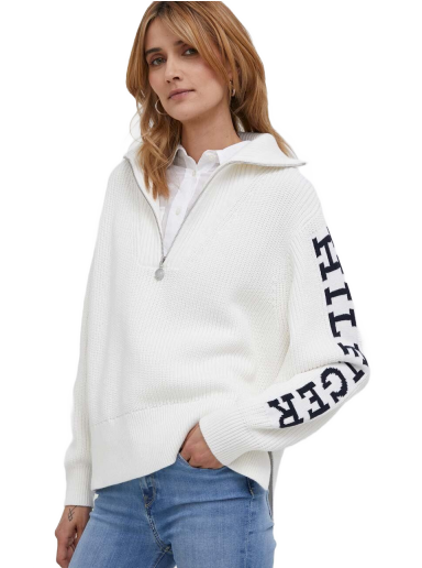 Half-Zip Relaxed Fit Jumper