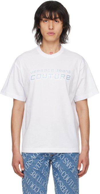 Versace Jeans Couture Appliqué T-Shirt E76GAHC03_ECJ01C
