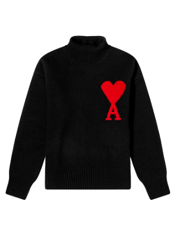 AMI ADC Large Funnel Knit Sweater BFUKS402-018009