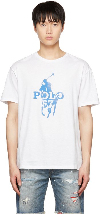 Polo by Ralph Lauren White Big Pony T-Shirt 710871261001