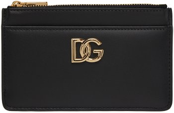 Dolce & Gabbana Black Embossed Card Holder BI1261AW576