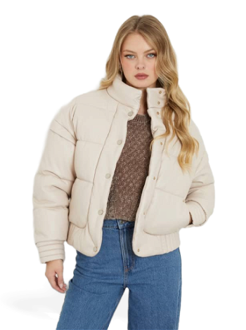 GUESS Faux Leather Puffer W3BL12WFSP0