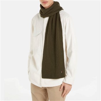 Tommy Hilfiger Essential Flag Cotton and Cashmere-Blend Scarf AM0AM11480RBN