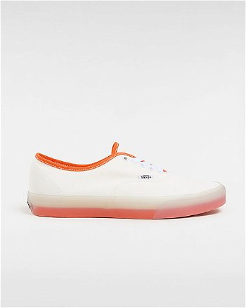 Vans Authentic Shoes (translucent Sidewall White/orange) Unisex White, Size 2.5 VN000BW5Z34