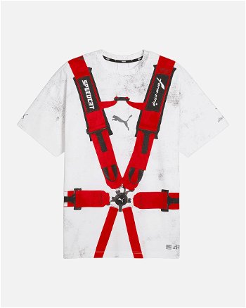 Puma A$AP Rocky Seatbelt T-Shirt White / Rosso Corsa 631040-05