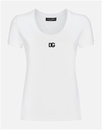 Jersey T-shirt With Dg Logo