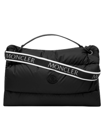 Moncler Legere Logo Strap Zip Tote Bag Black 5D000-02-M2170-999