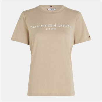 Tommy Hilfiger Logo Cotton T-Shirt WW0WW40276AEG