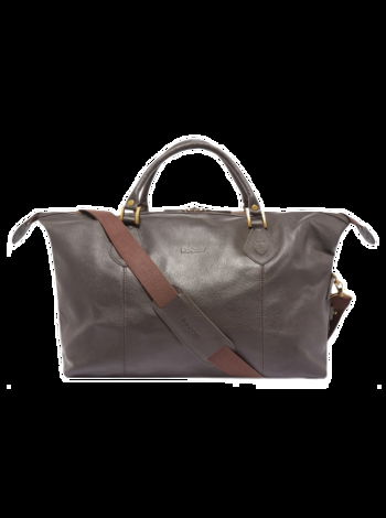 Barbour Leather Medium Travel Explorer Bag UBA0008BR91
