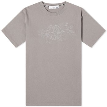Stone Island Camo One Badge Print T-Shirt 80152RCE8-V0092
