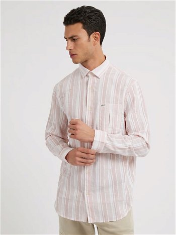 GUESS All Over Striped Shirt M3GH61WFDP0