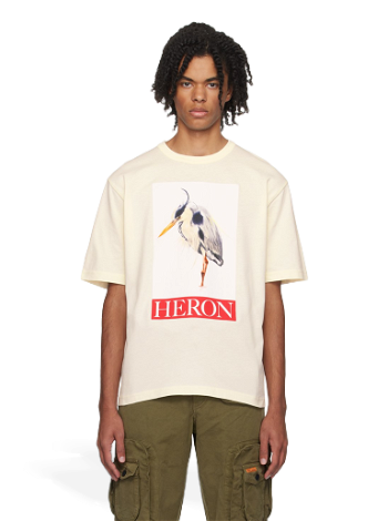 HERON PRESTON Bird Painted T-Shirt HMAA032F23JER0040425