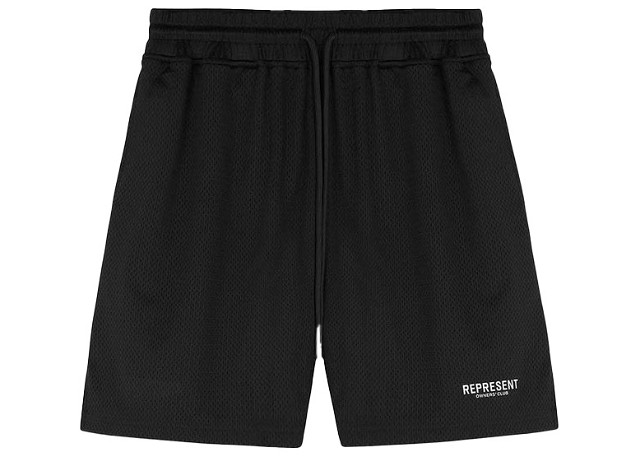 Represent Owners Club Mesh Shorts Black