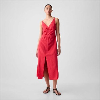 GAP Dresses Strappy Back Maxi Slip Dress Slipper Red 880265-01