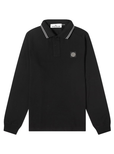 Long Sleeve Patch Polo