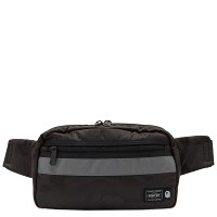 Porter Solid Camo Waist Bag Black