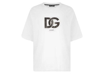 Dolce & Gabbana Cotton DG Logo Print T-shirt White G8OA3TFU7EQW0800