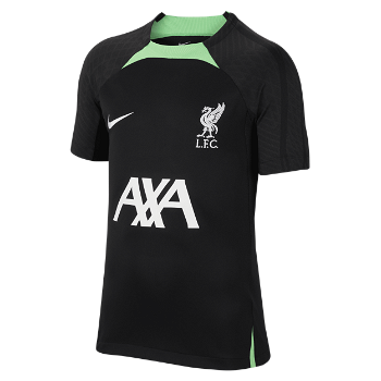 Nike fotbalové tričko Dri-FIT Liverpool FC Strike pro větší děti - Černá DX3079-014