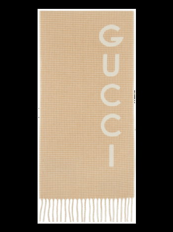 Gucci Houndstooth Scarf 764268 3GB02