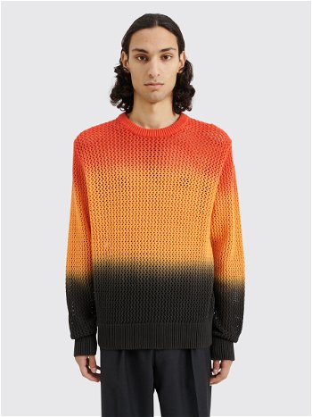 Stüssy Pigment Dyed Loose Guage Sweater Lava 117105 0652