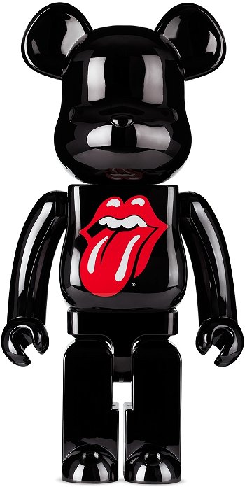 Medicom Toy Black The Rolling Stones 1000% Bearbrick 4530956605616