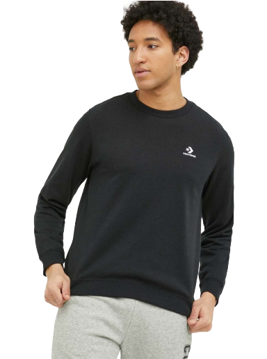 Go-To Embroidered Star Chevron Standard Fit Crew Sweatshirt