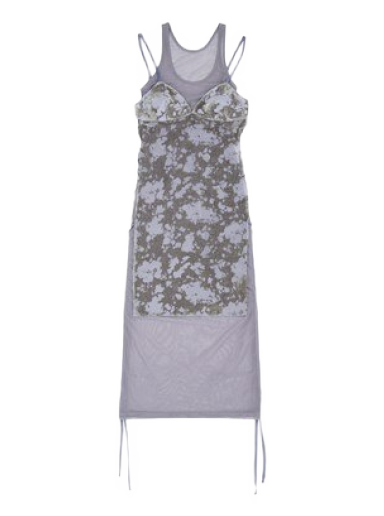 Kira See-Through Velvet Layered Dress
