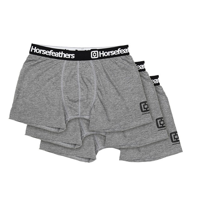 Boxers Dynasty 3-Pack Boxer Shorts Heather Gray