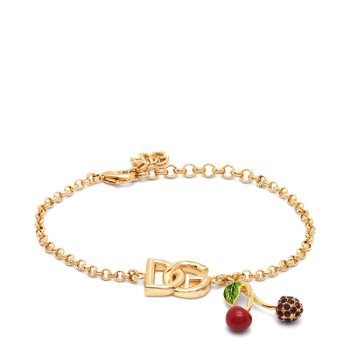 Dolce & Gabbana Women's Cherry Logo Bracelet Oro WBP6C1W1111-ZOO00