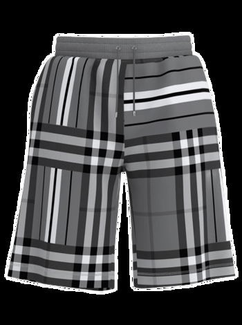 Burberry Check And Stripe Jacquard Shorts 8058768