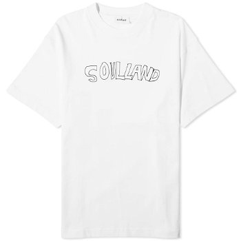 Soulland Kai Roberta Logo T-Shirt 41080-1063-WHT