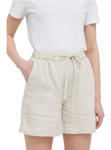 Linen Relaxed Fit Drawstring Shorts