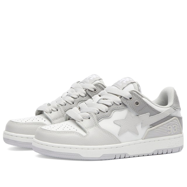 A Bathing Ape Women's Bape Sk8 Sta #5 Sneakers in White,  | END. Clothing