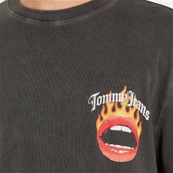 Tommy Hilfiger Tommy Jeans Vintage Fire Lips Cotton-Jersey DM0DM18280PUB