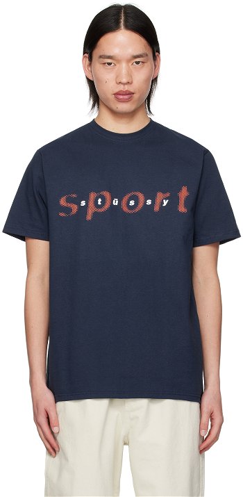Stüssy Navy Dot Sport T-Shirt 1904998