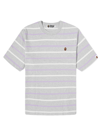 Stripe One Point T-Shirt