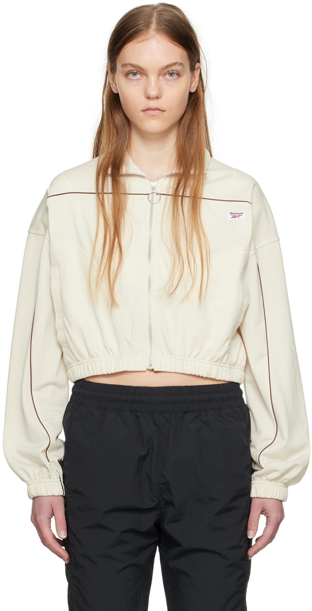 Classics Off-White Cropped Track Jacket