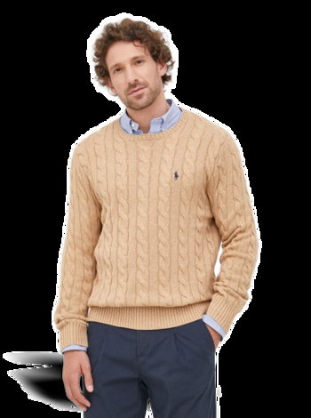 Polo by Ralph Lauren Cotton Cable Crew Knit 710775885014