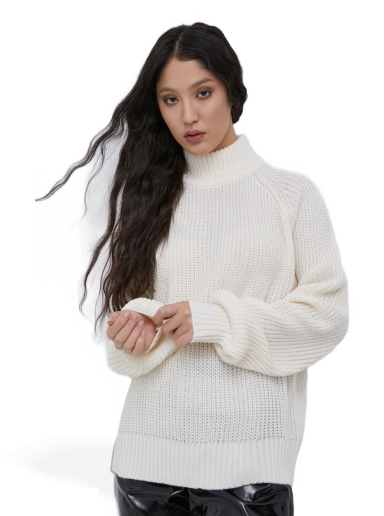 HIGH NECK KNITTED PULLOVER