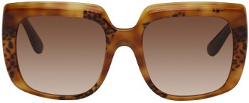 Dolce & Gabbana Tortoiseshell Oversized Thick Sunglasses 0DG4414 8056597757317