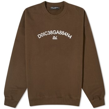 Dolce & Gabbana Number Logo Crew Sweatshirt G9AQVTHU7PP-M3977
